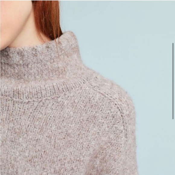 Moth by Anthropologie Oversized Wool Blend Gray Sweater - Picture 3 of 11